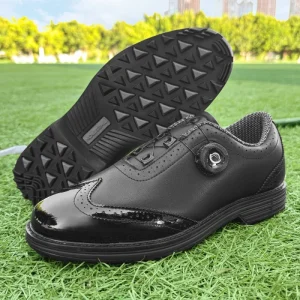 Waterproof Golf Sneakers Men White Spikeless Golf Shoes