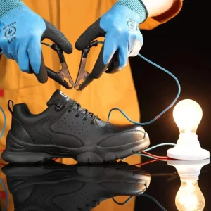 Waterproof Men’s Safety Footwear Impact Resistant Protective Work Boots Lightweight Insulated 10KV Electrical Safety Shoe