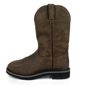 Waterproof Steel Toe Wellington Boots Industrial Safety Shoe Men’s EH Construction Protective Security Work Shoe Western Boot