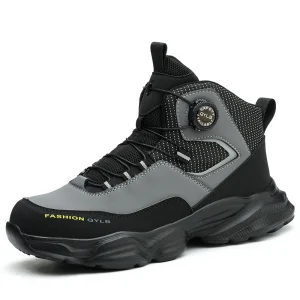 Wear Resistant Safety Shoes Steel Toe Work Boots for Men Industrial Outdoor Shoe Safety