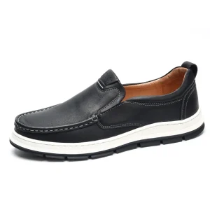 Wear resistant and Durable Online Genuine Leather Men’s Casual Leather Shoes Spring New Style Youthful on Comfortable