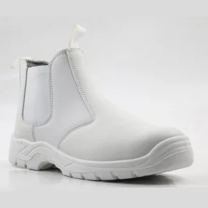 White Custom Logo Safety Boots for Men Ladies Steel Toe Waterproof Lightweight Style Work Shoes