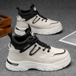 White Men’s Sports Running Shoes Walking Men’s Casual Board Shoes