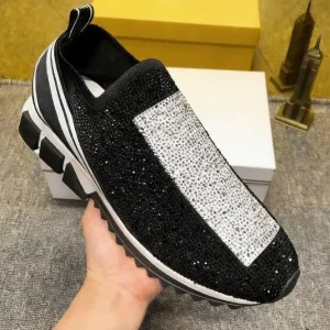 Women Slip on Fashion Sport Shoes Comfort Breathable Men’s Casual Leather Sneakers