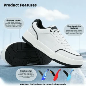 Women’s & Men’s Casual Walking Shoes Breathable Sports Outdoor Lightweight Durable Pu Polyester Nylon Mesh Shoes