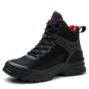 Work Safety Shoes Construction Site Men’s Anti smashing Anti piercing High top Boots Executive Safety Shoes
