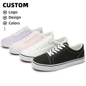 XRH Custom Logo Canvas Sneaker Classic Men’s Casual Summer Breathable Walking Shoes New Styles