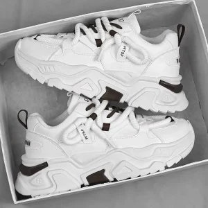Youth campus charming casual shoes anti slip sports platform sneaker shoes soft sole trendy running shoes