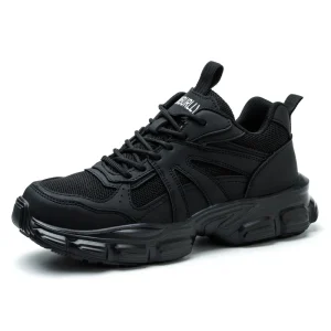 breathable light weight safety shoes steel toe for men work shoe mens safety boots for workers